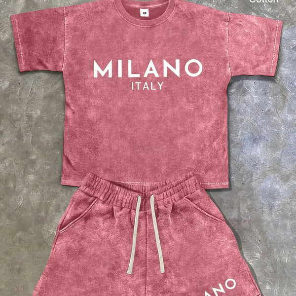 Retro Washed Casual Set